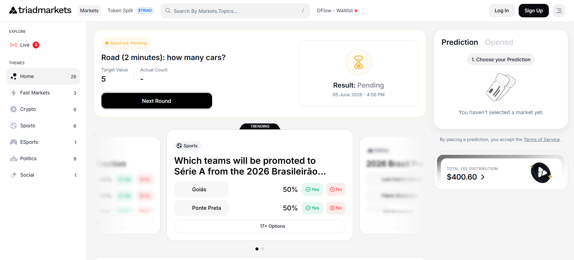 Prediction Market Clone